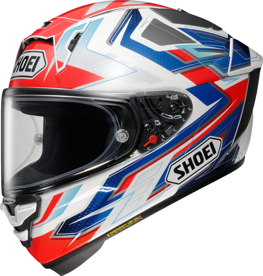 

Shoei X-SPR Pro Escalate Шлем, красный/белый/синий