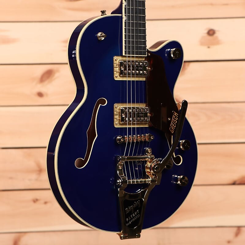 

Gretsch G6659TG Players Edition Broadkaster Jr. — лазурный металлик — JT22073092 — PLEK'd
