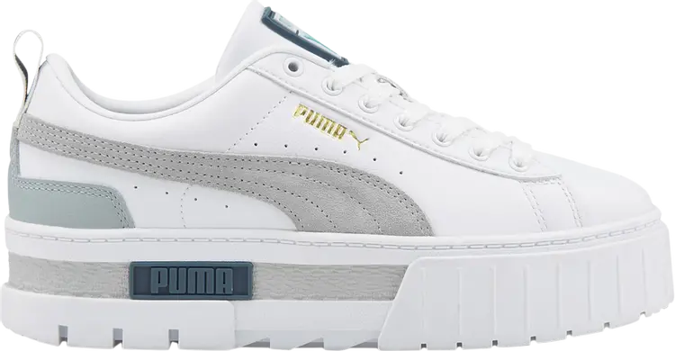 

Кроссовки Puma Wmns Mayze White Glacier Grey, белый