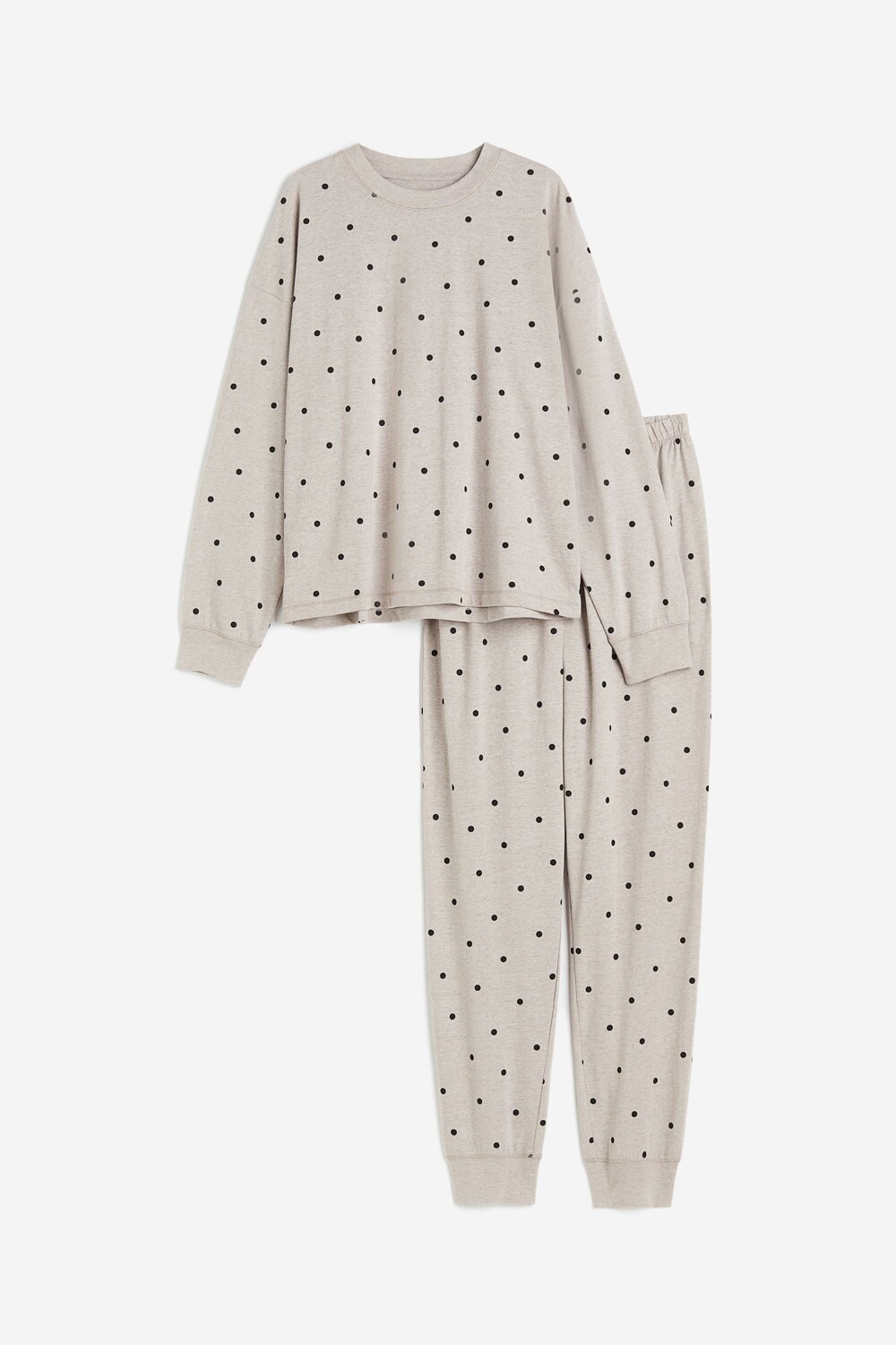 

Пижама H&M Patterned Jersey, бежевый
