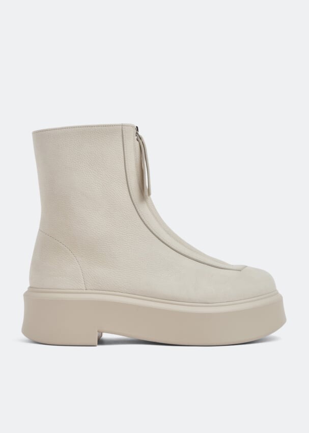 

Ботинки THE ROW Zipped II boots, бежевый