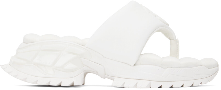 

SSENSE Эксклюзивные белые сандалии Knokke Rombaut