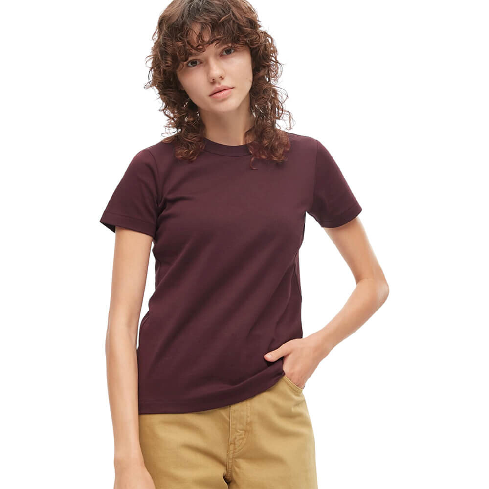 

Футболка Uniqlo U Crew Neck, бордовый