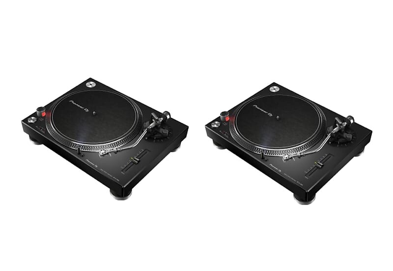 

2 Pioneer DJ PLX-500-K High-Torque, проигрыватель с прямым приводом (черный) PLX-500K