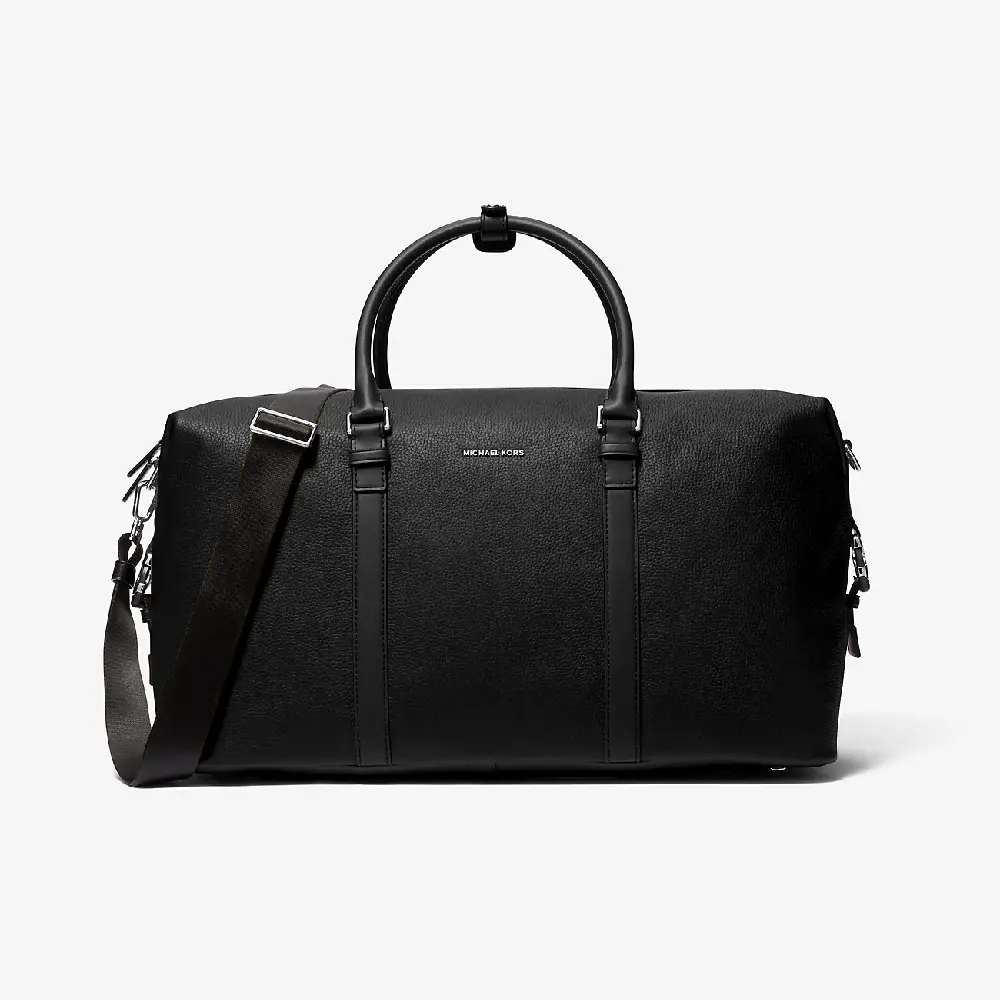 

Дорожная сумка Michael Kors Hudson Leather Duffel, черный