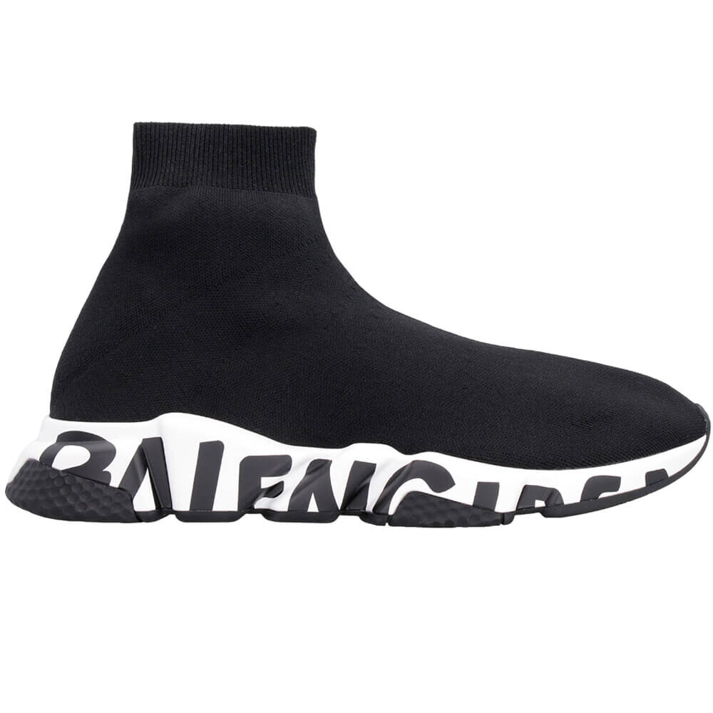 

Кроссовки Balenciaga Speed Lt Graffiti Knitted, черный