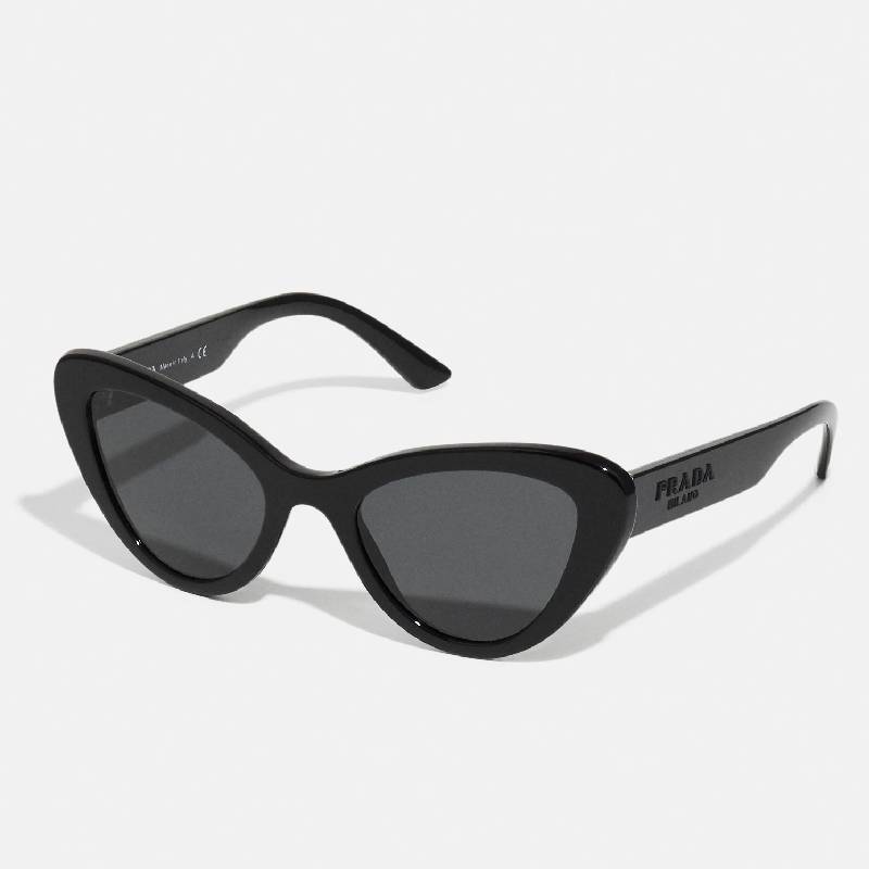 Солнцезащитные очки Prada, черный солнцезащитные очки prada серый черный