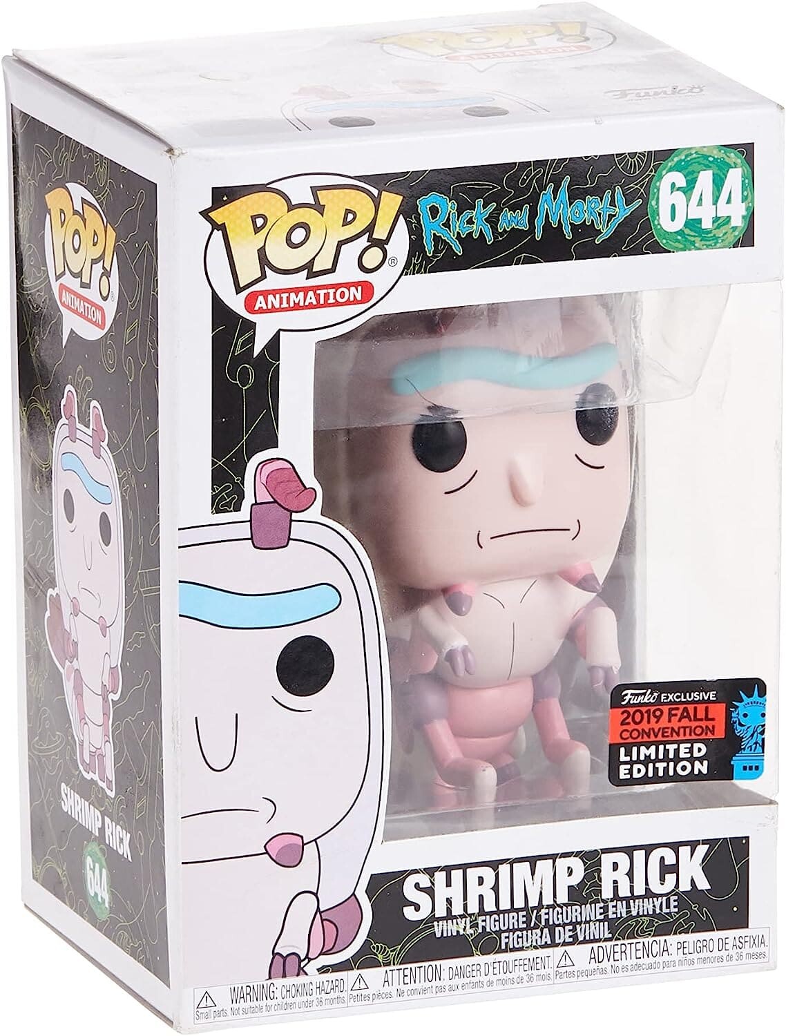

Фигурка Funko POP! Rick and Morty Shrimp Rick NYCC Shared Sticker Exclusive