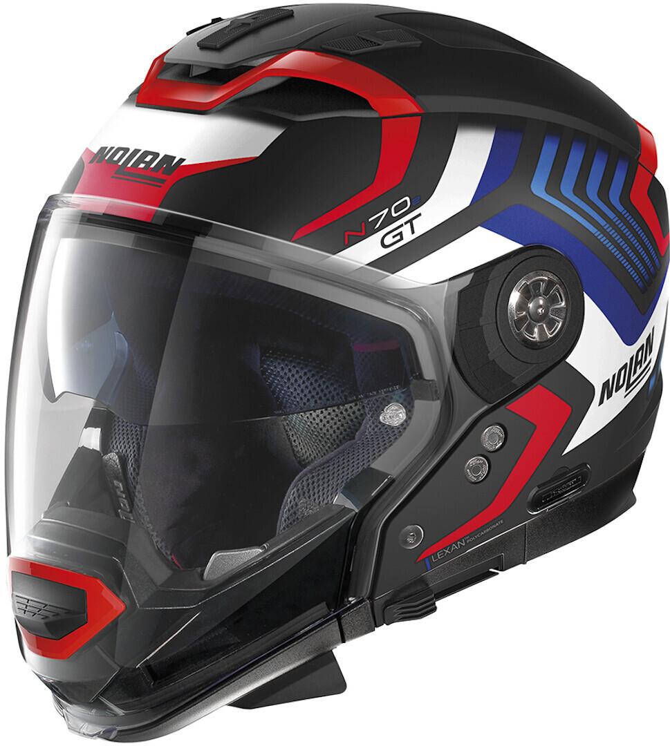 

Nolan N70-2 GT Spinnaker N-Com Шлем, черный/синий/белый