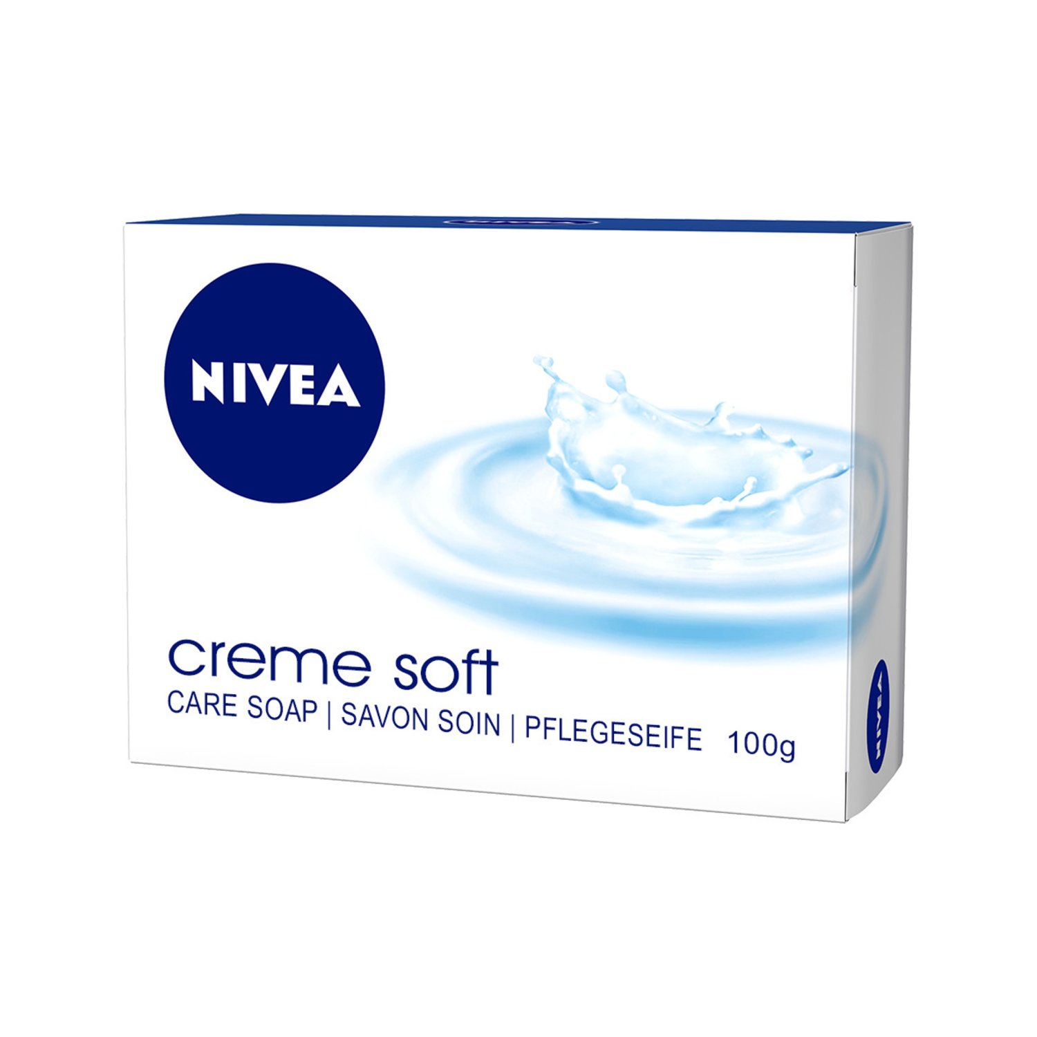 Nivea Creme Soft ухаживающее твердое мыло, 100 г - фото