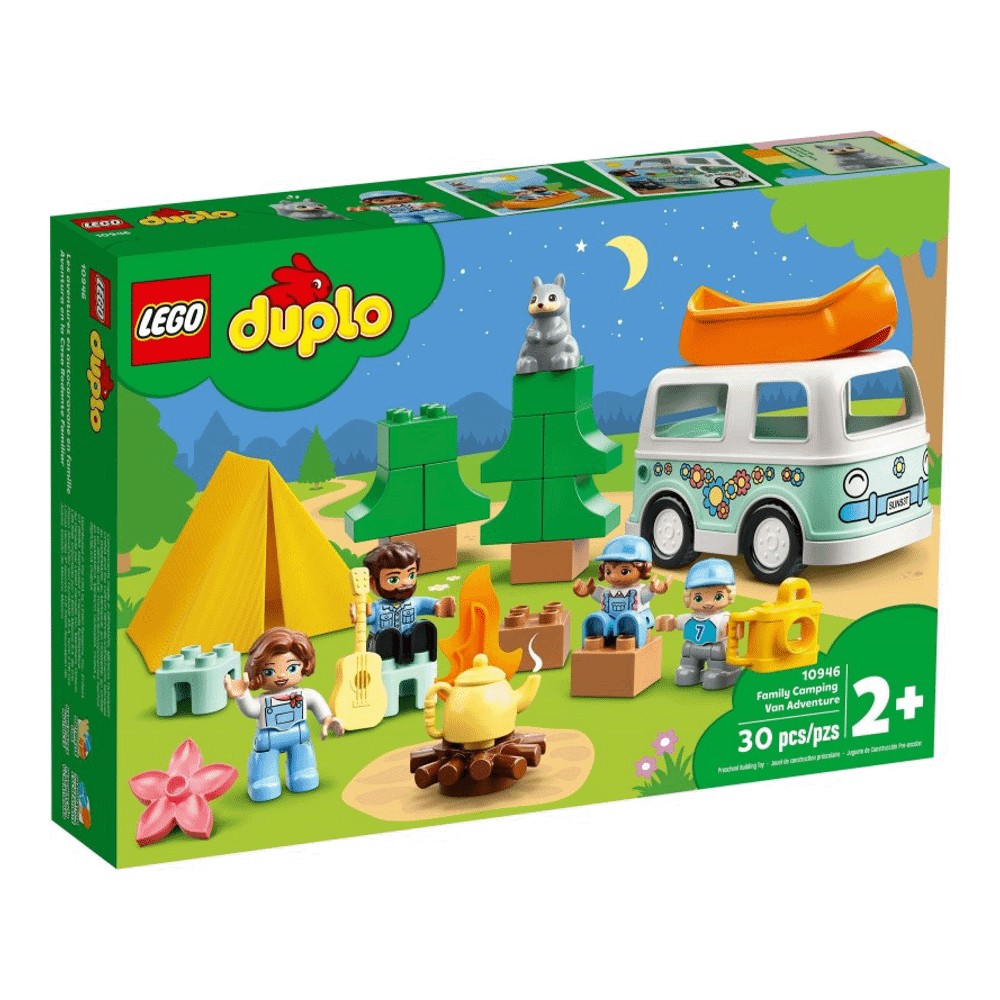 Конструктор LEGO DUPLO 10946 Семейное приключение на микроавтобусе - фото