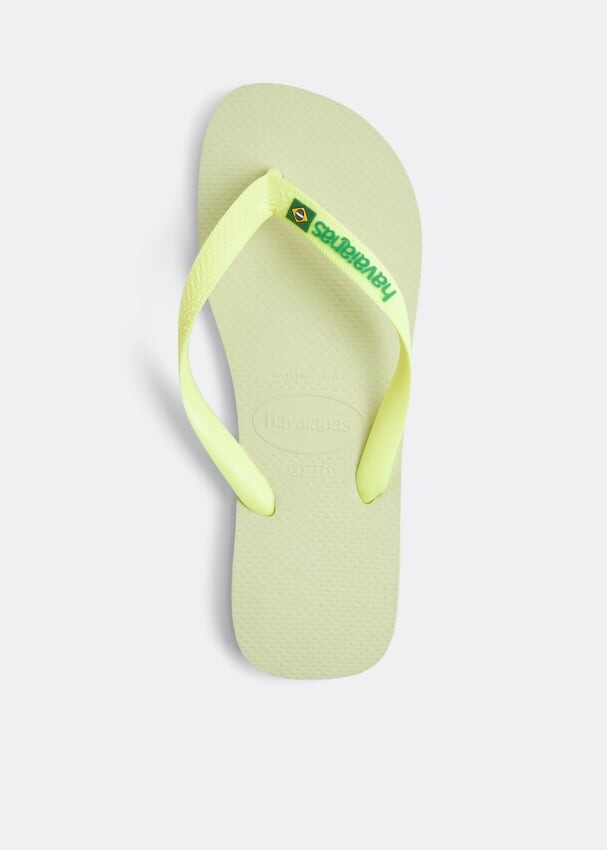 

Шлепанцы HAVAIANAS Brazil flip flops, зеленый