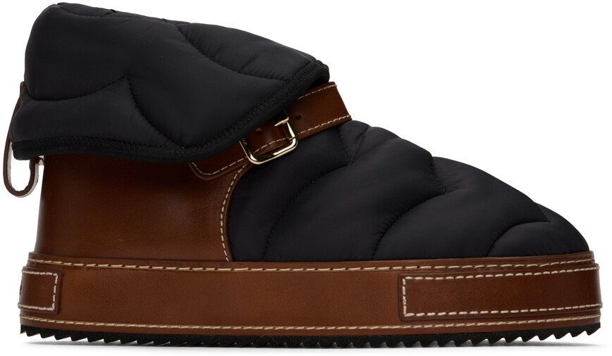 

Черные ботильоны макси Chloé, Черный
