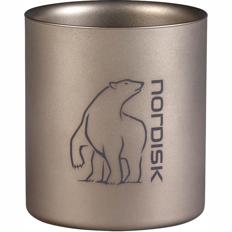 Титановая кружка, чашка для питья с двойными стенками Nordisk кружка металлическая с двойными стенками самый лучший 500 мл