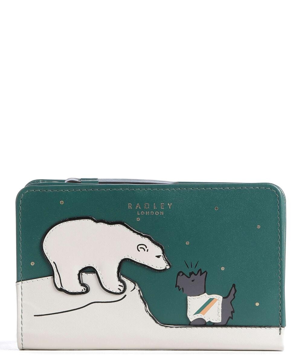 

Кошелек Bear With Me из гладкой яловой кожи Radley London, зеленый