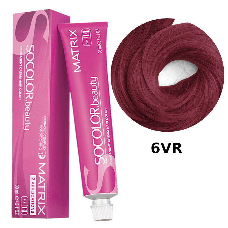 

Стойкая краска для волос 6вр Matrix Socolor.Beauty, 90 мл
