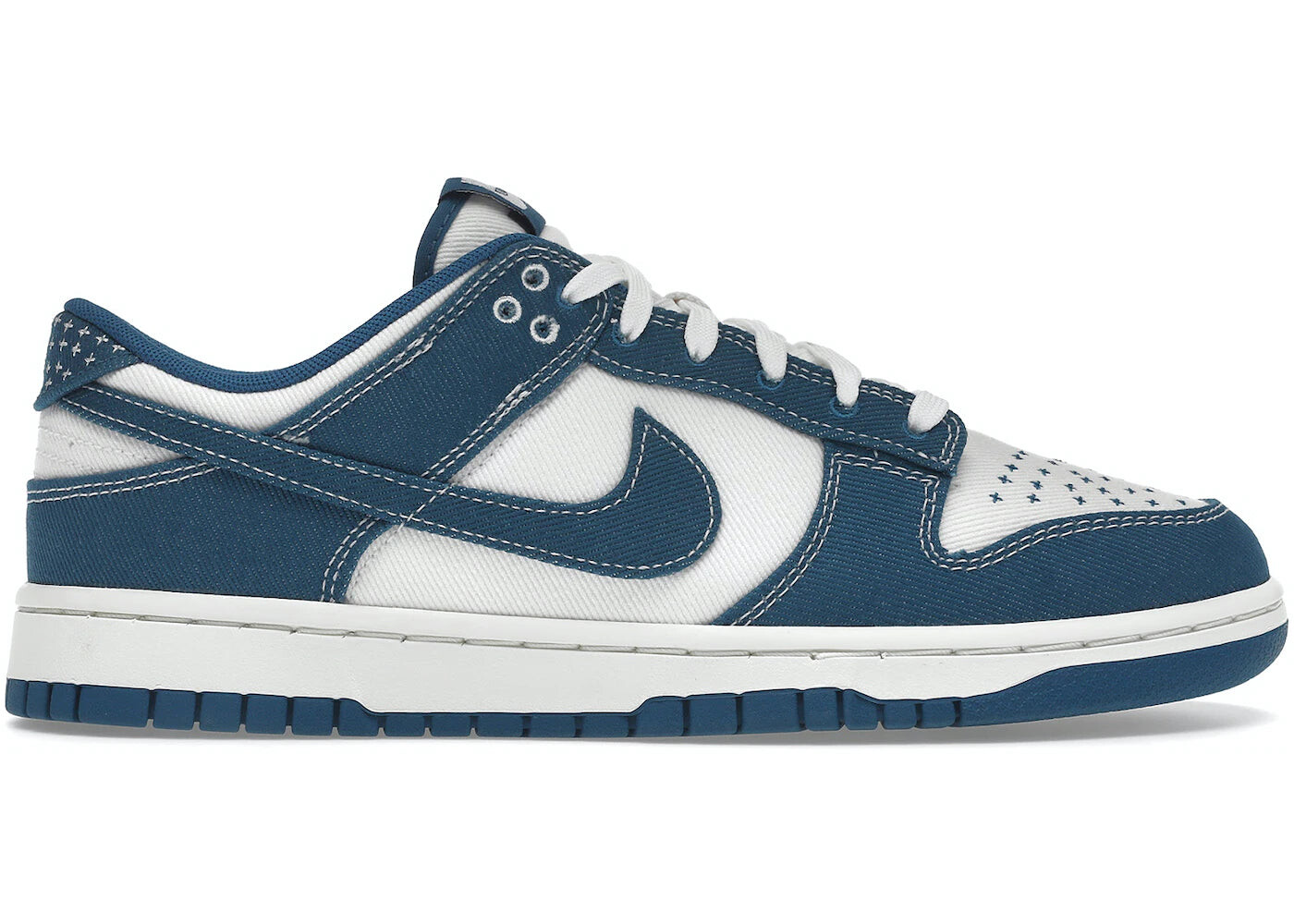 

Кроссовки Nike Dunk Low, белый / синий