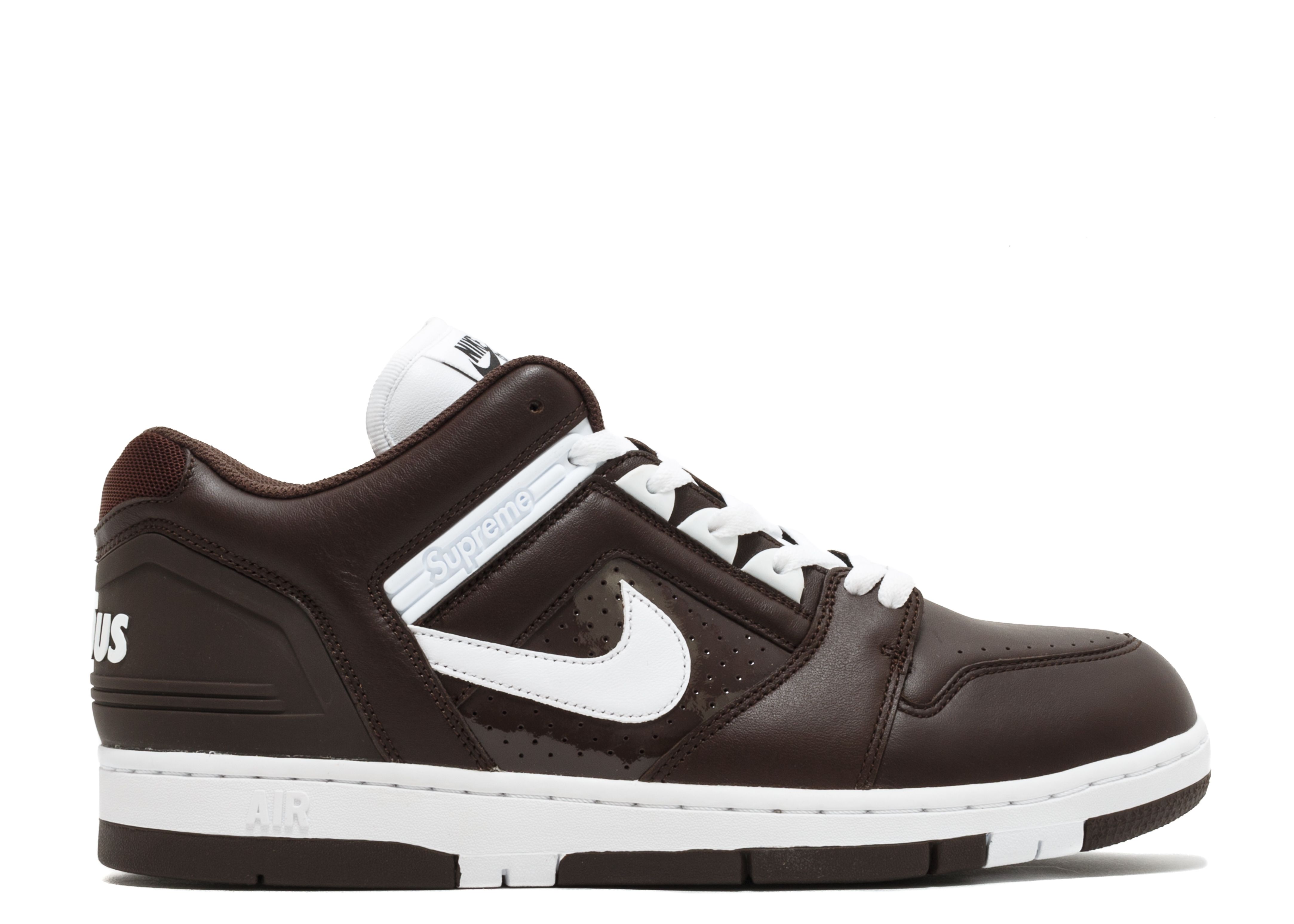 Кроссовки Nike Supreme X Air Force 2 'Brown', коричневый