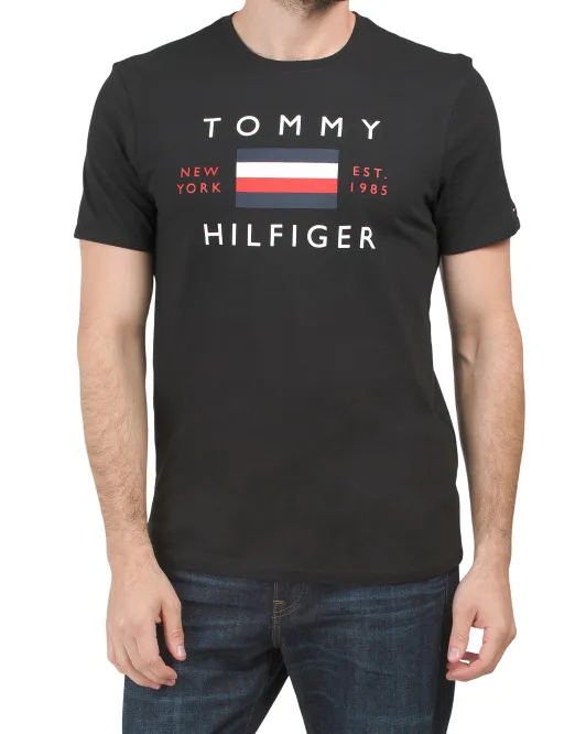 

Футболка с короткими рукавами, созданная Corp Tommy Hilfiger, цвет Sable