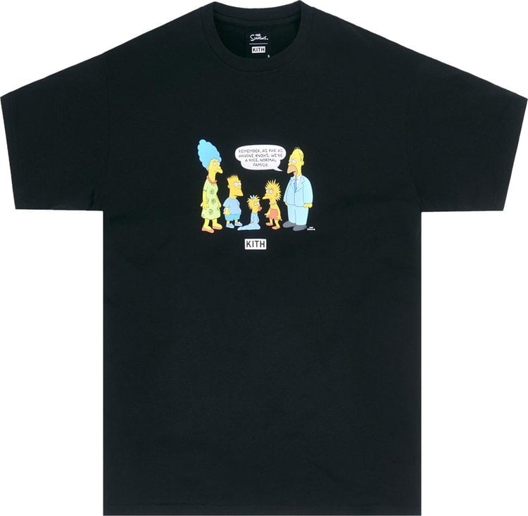 Футболка Kith For The Simpsons Original Family Tee 'Black', черный - фото