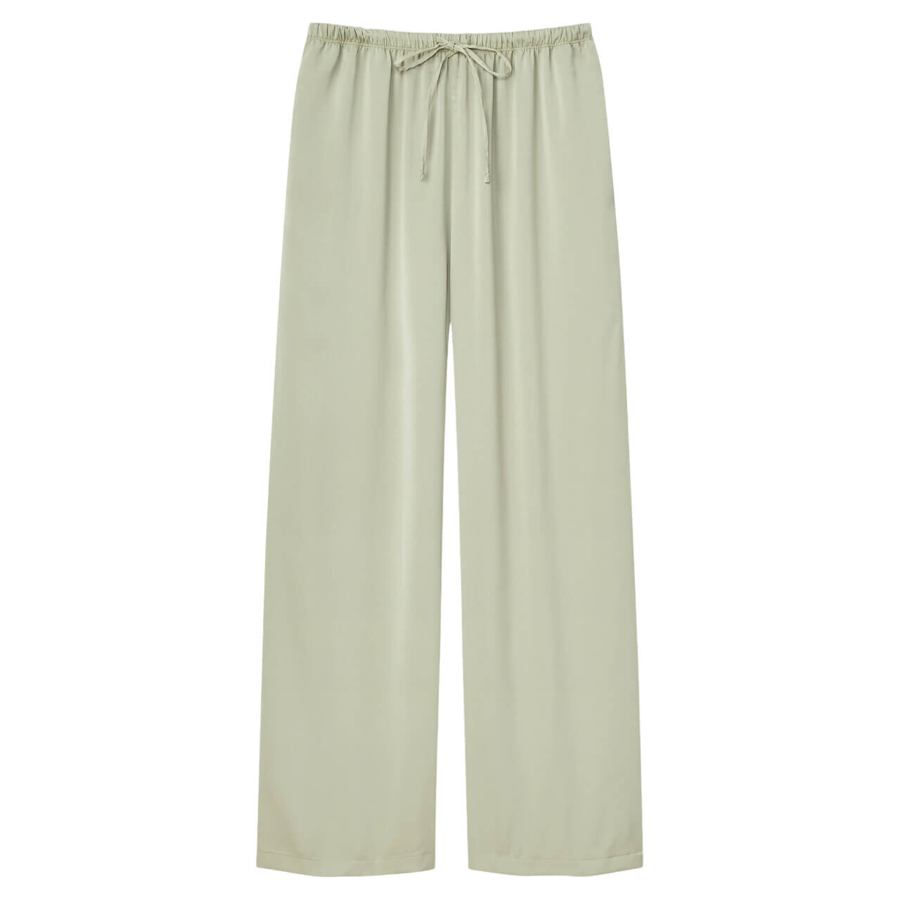 

Брюки Uniqlo Satin Straight Leg, светло-зеленый