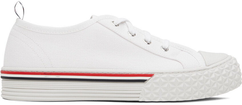 

Белые университетские кроссовки Thom Browne