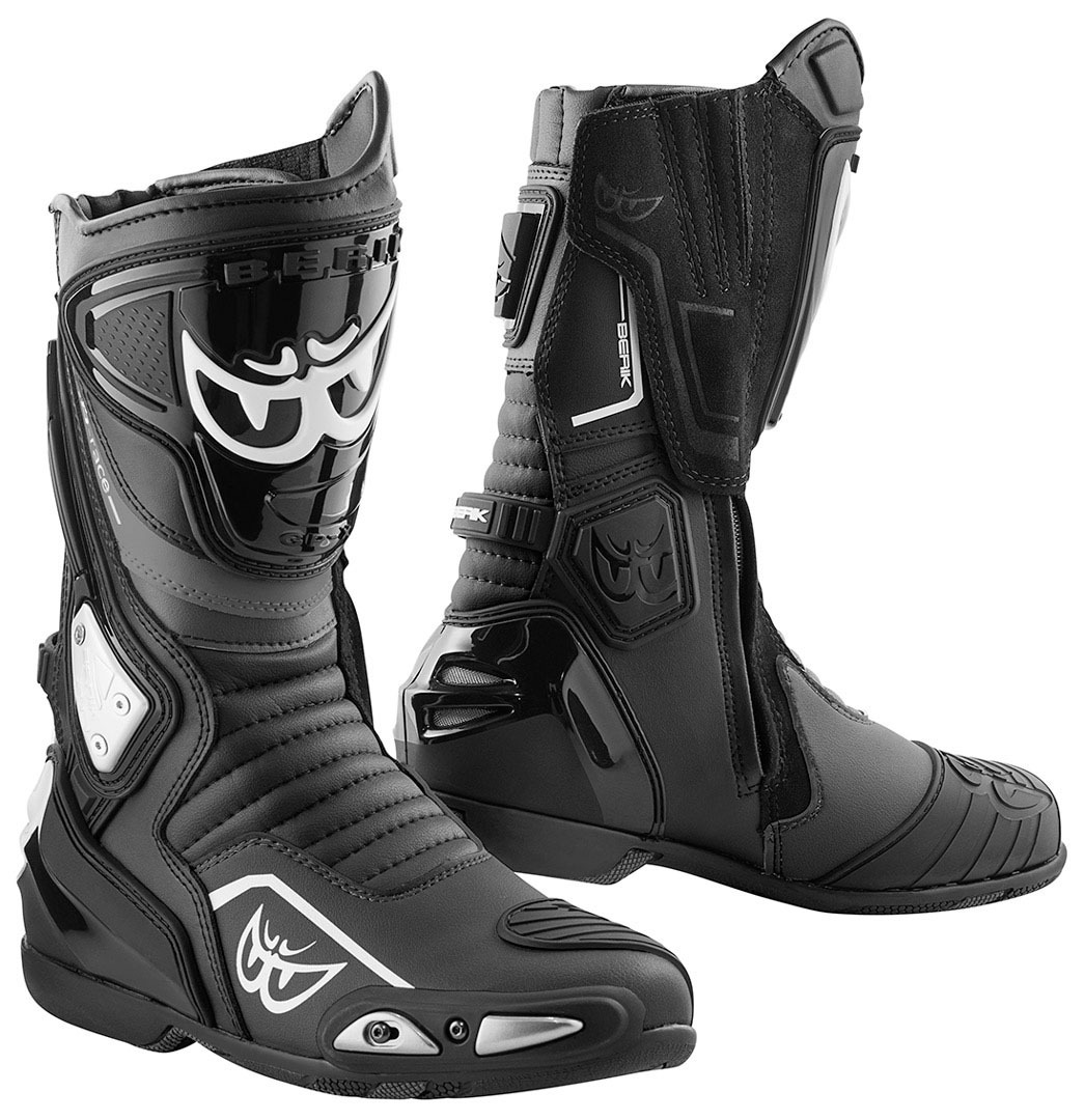 Мотоциклетные ботинки Berik Donington с сетчатой подкладкой, черный мотоциклетные ботинки gamma hugo черный