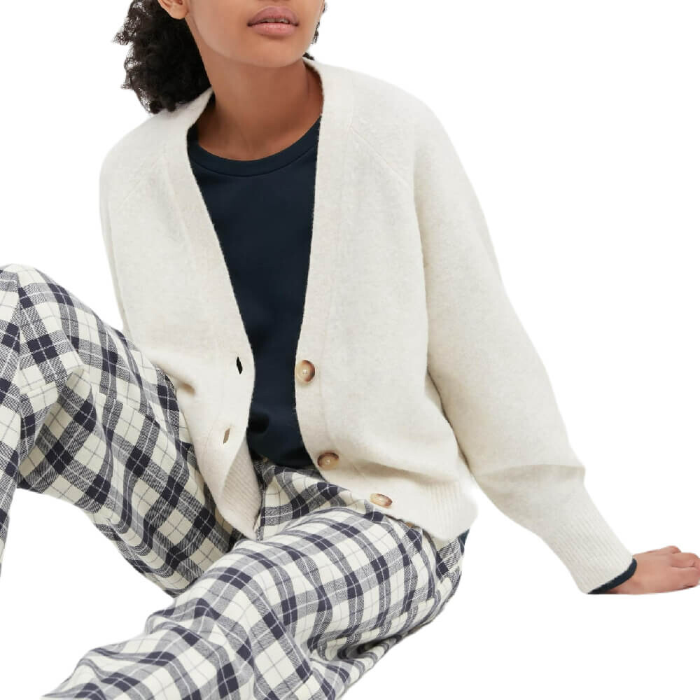 

Кардиган Uniqlo Souffle Yarn Short, белый
