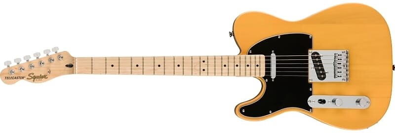 

Squier 0378213550 Телекастер серии Affinity, левша, кленовый гриф, черная накладка, ириска Telecaster