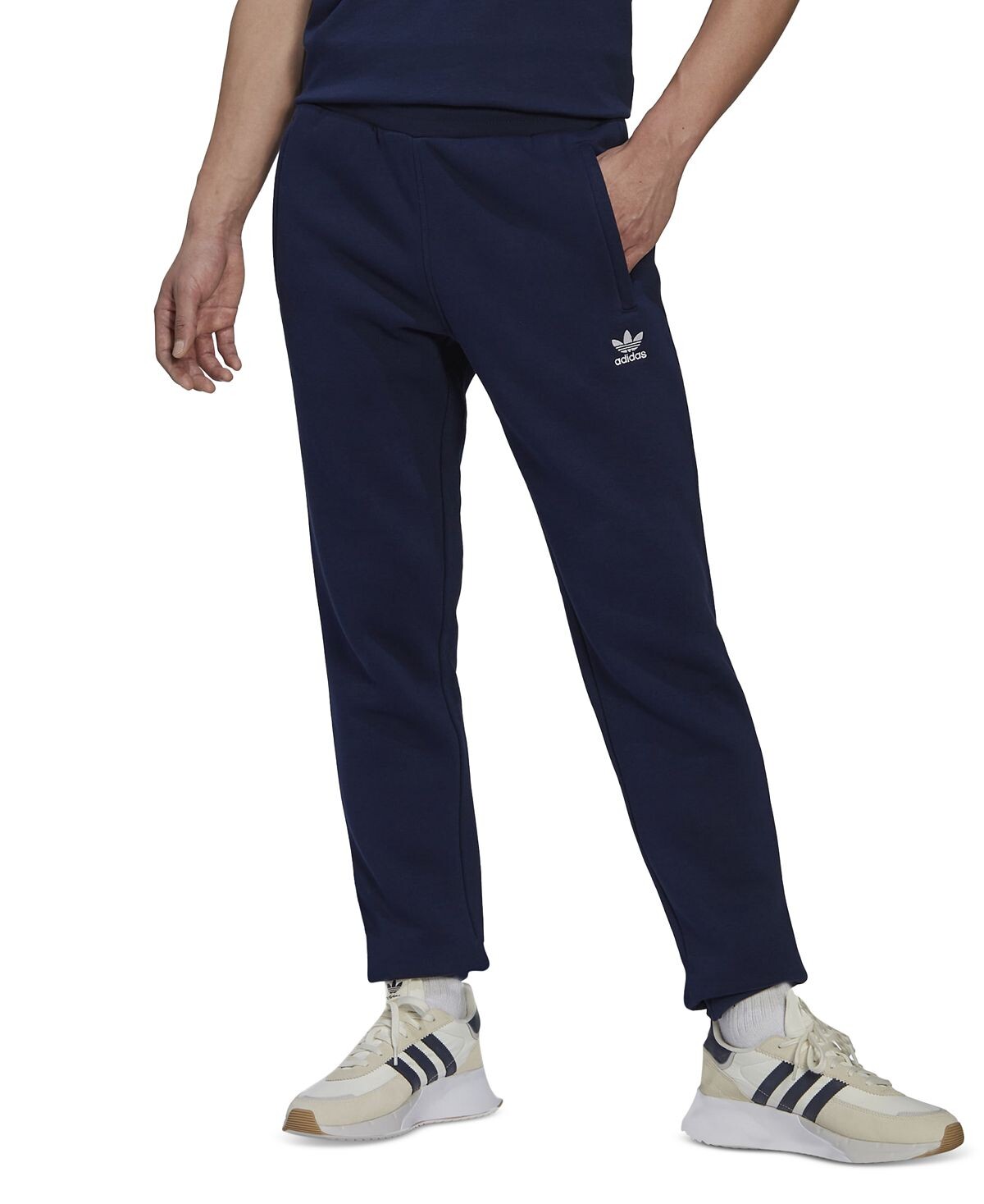 

Мужские флисовые брюки-джоггеры slim-fit originals essentials adidas, мульти
