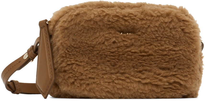 

Коричневая поясная сумка из ткани Teddy Max Mara, Коричневый