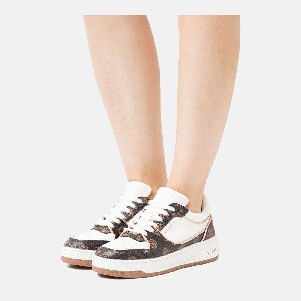 

Кроссовки Guess Tokyo, white/brown ochra