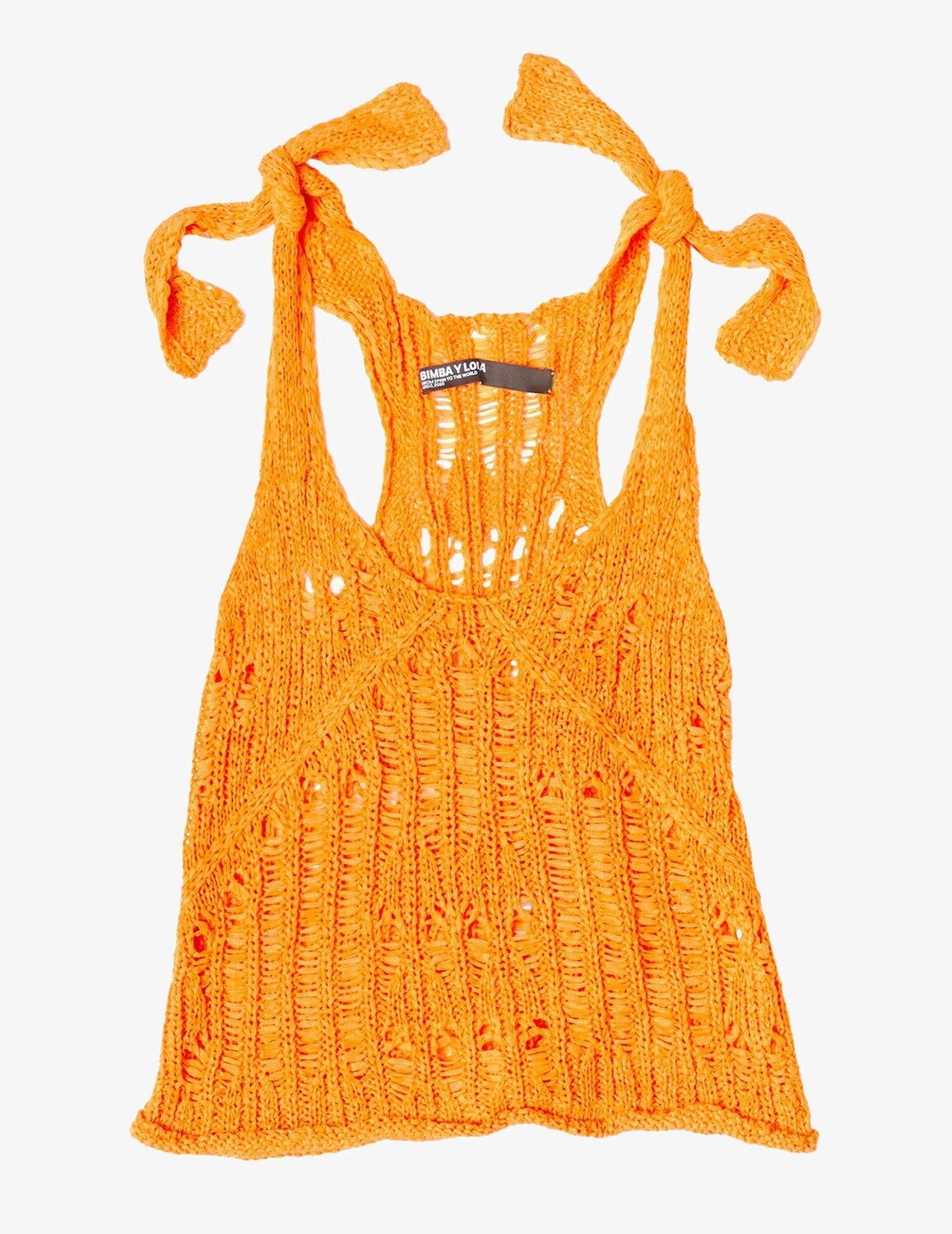 

Топ Bimba Y Lola Crochet, оранжевый