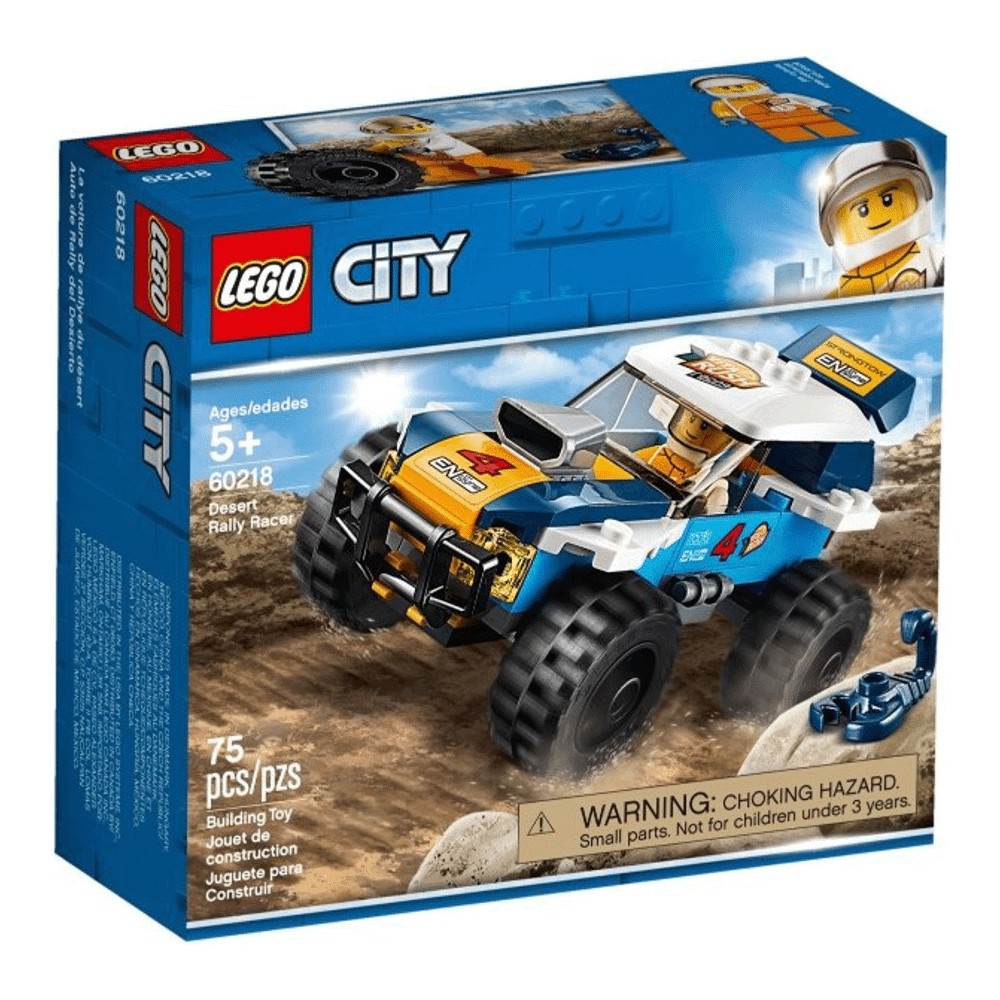 цена Конструктор LEGO City 60218 Гоночные автомобили в пустыне