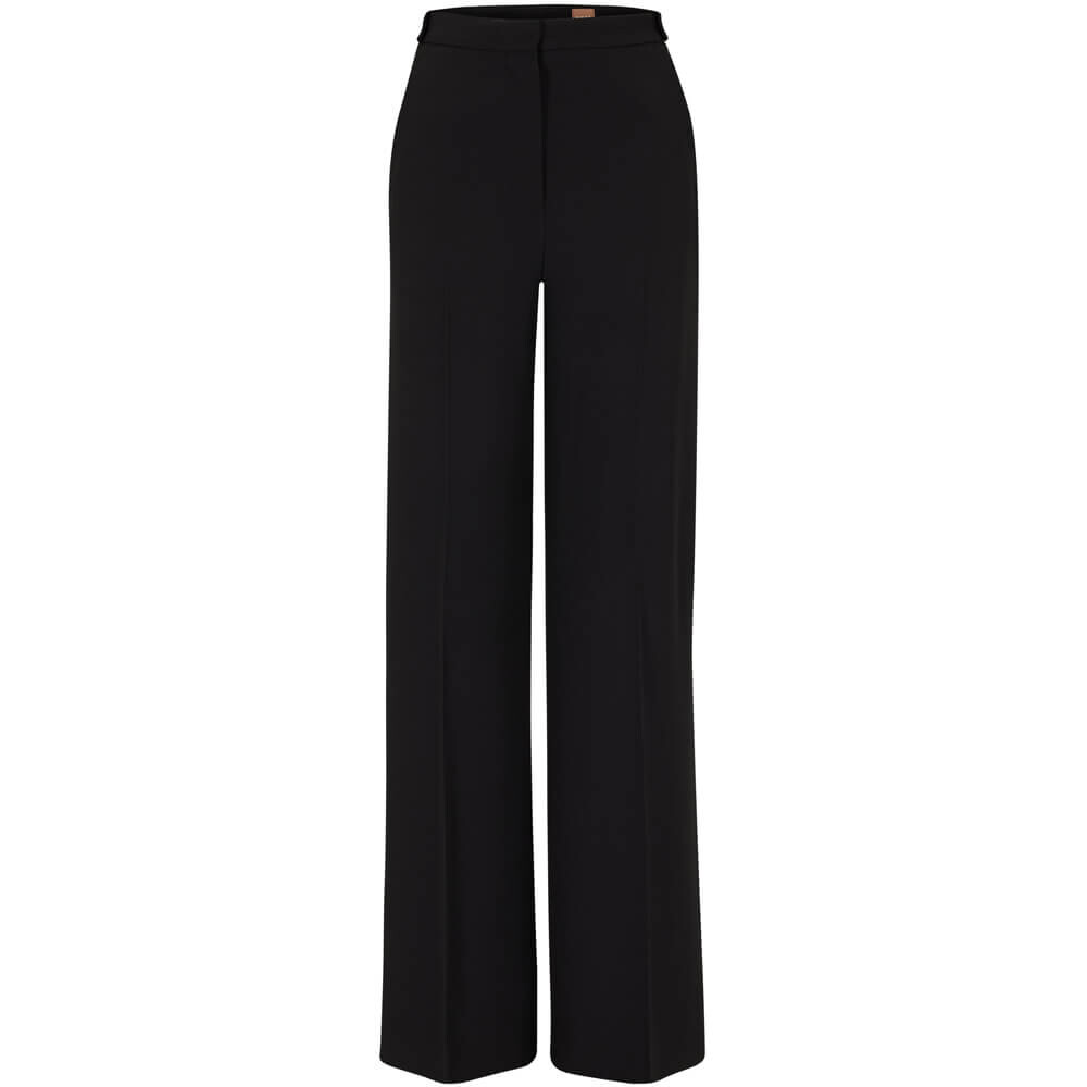 

Брюки Boss Regular-Fit With Flared Leg, черный