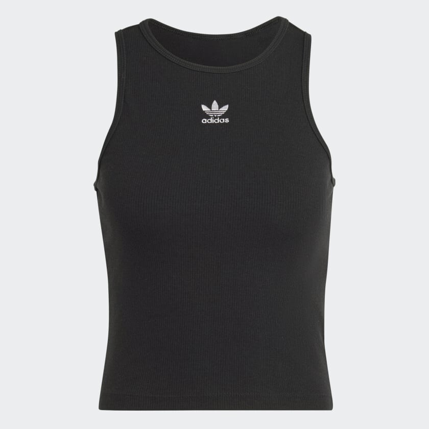 

Топ Adidas Adicolor Essentials Rib Tank, черный