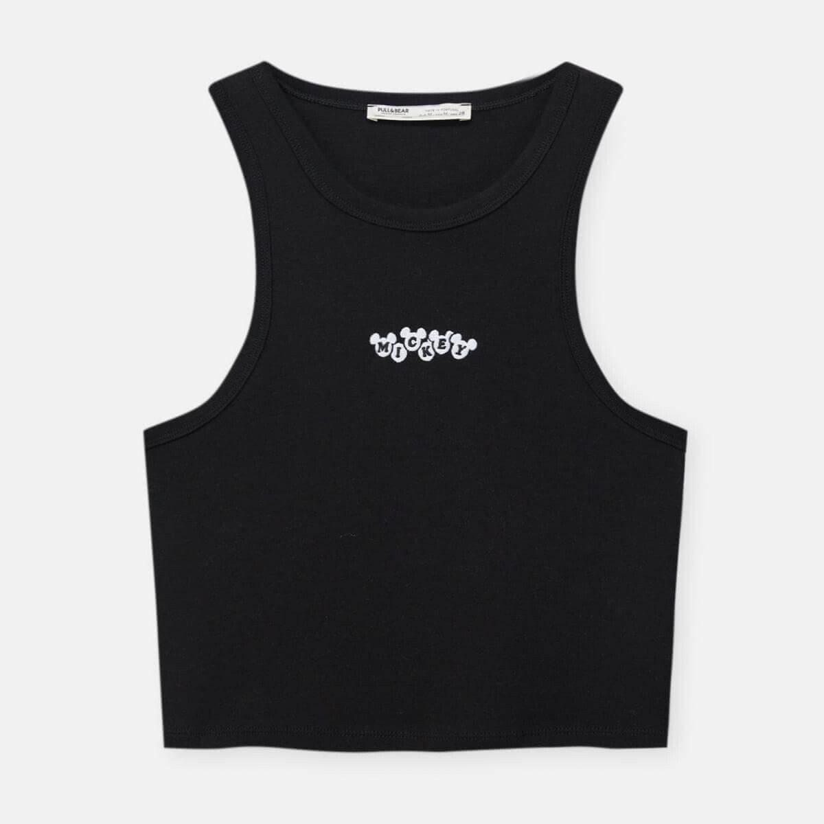 

Топ Pull&Bear Mickey Mouse, черный