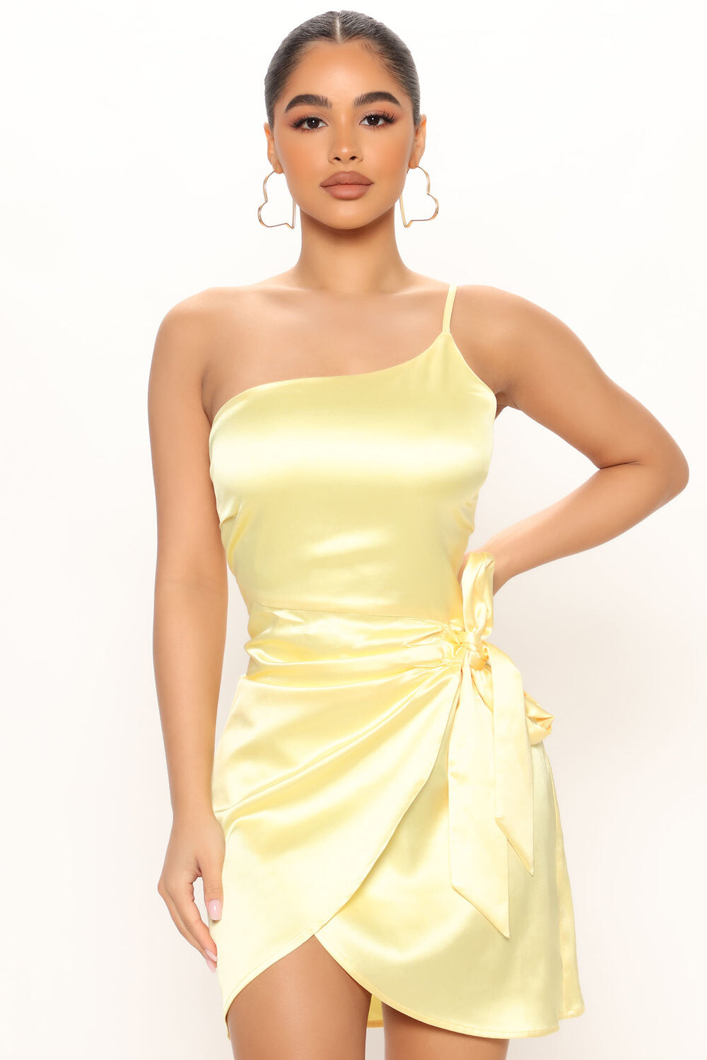

Мини платье Fashion Nova UN276, желтый