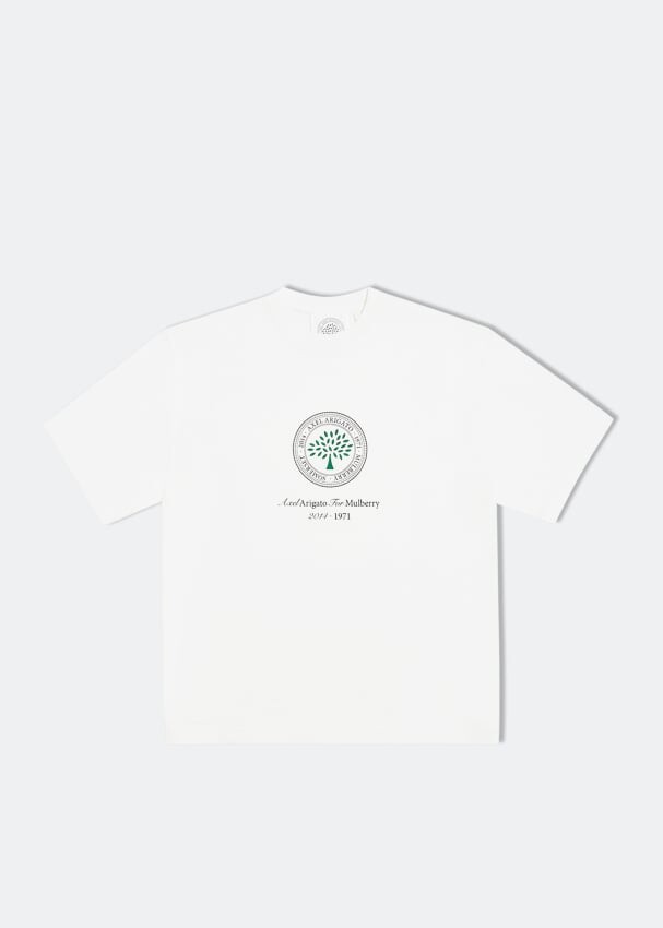 

Шарф AXEL ARIGATO x Mulberry Box fit t-shirt, белый