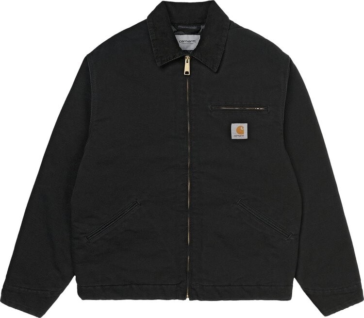 Куртка Carhartt WIP OG Detroit Jacket 'Black', черный – купить по ...