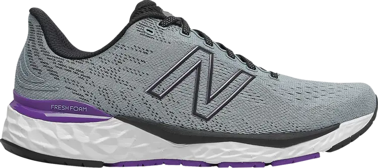 Кроссовки New Balance Fresh Foam 880v11 'Light Slate Deep Violet', серый кроссовки new balance 880v11 цвет light cyclone lollipop