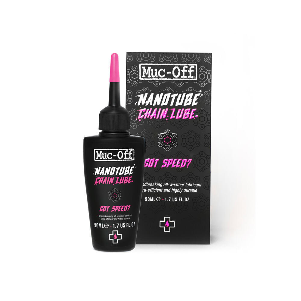 цена Сухая смазка для цепи Nano - 50 мл MUC OFF, черный / черный / розовый