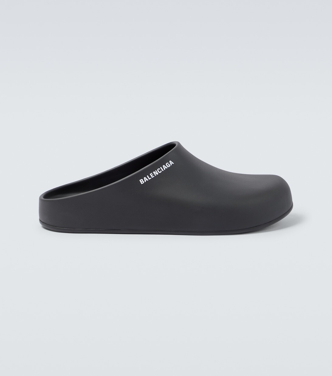 

Резиновые тапочки для бассейна Balenciaga, черный