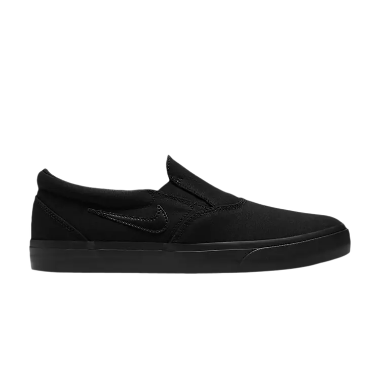

Кроссовки Nike Charge Slip SB 'Triple Black', черный