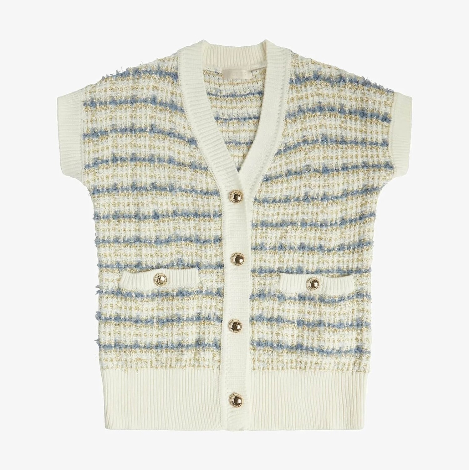 

Кардиган Guess Tweed, молочный/мультиколор