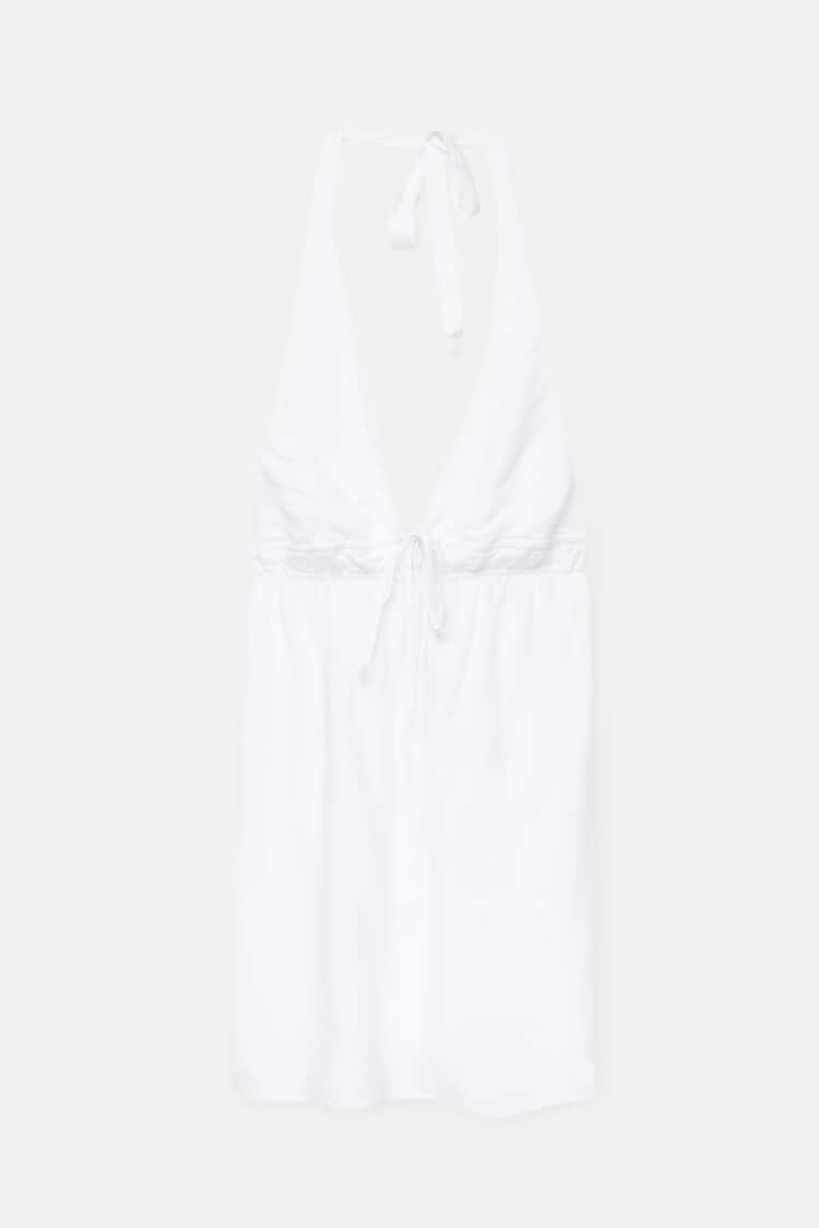 

Платье Pull&Bear Short Halter Dress, белый