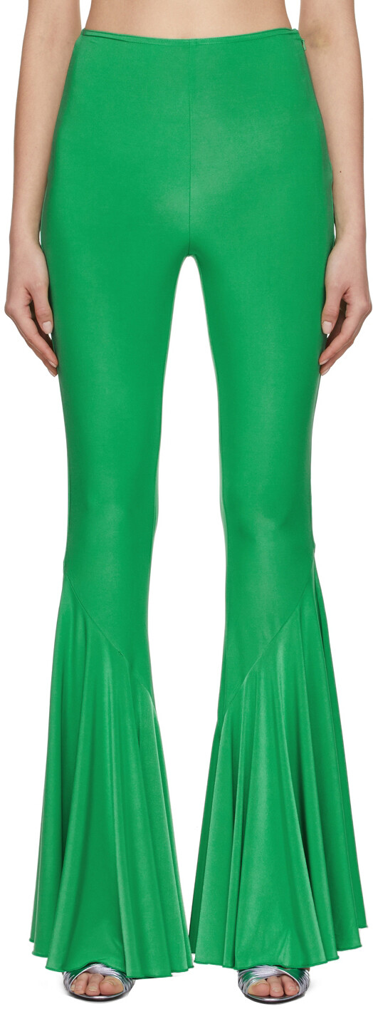 

SSENSE Эксклюзивные зеленые расклешенные леггинсы Thea Thea 16Arlington