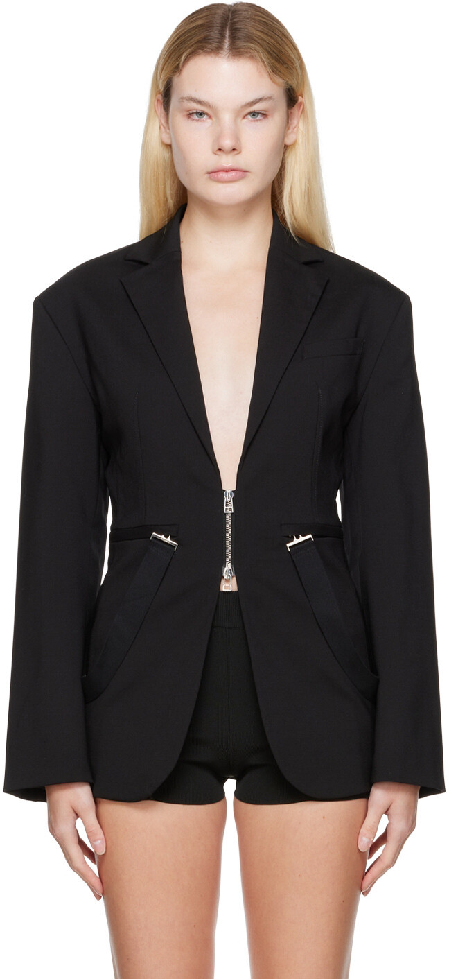

Черный блейзер Le Papier 'La Veste Filu' Jacquemus