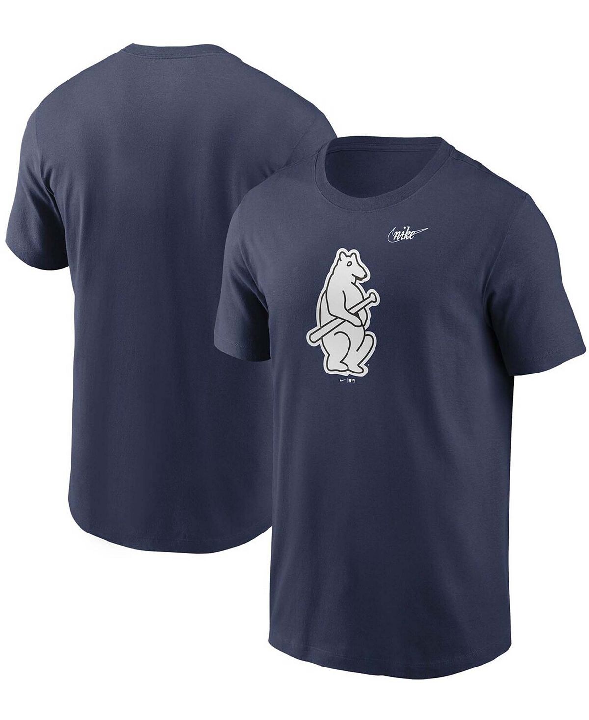 

Мужская темно-синяя футболка с логотипом chicago cubs cooperstown collection Nike, синий