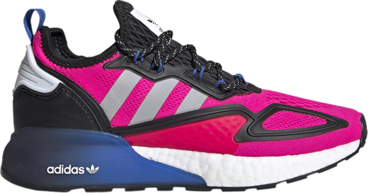 Кроссовки Adidas Wmns ZX 2K Boost 'Shock Pink Black', розовый кроссовки adidas wmns zx 1k boost clear pink розовый